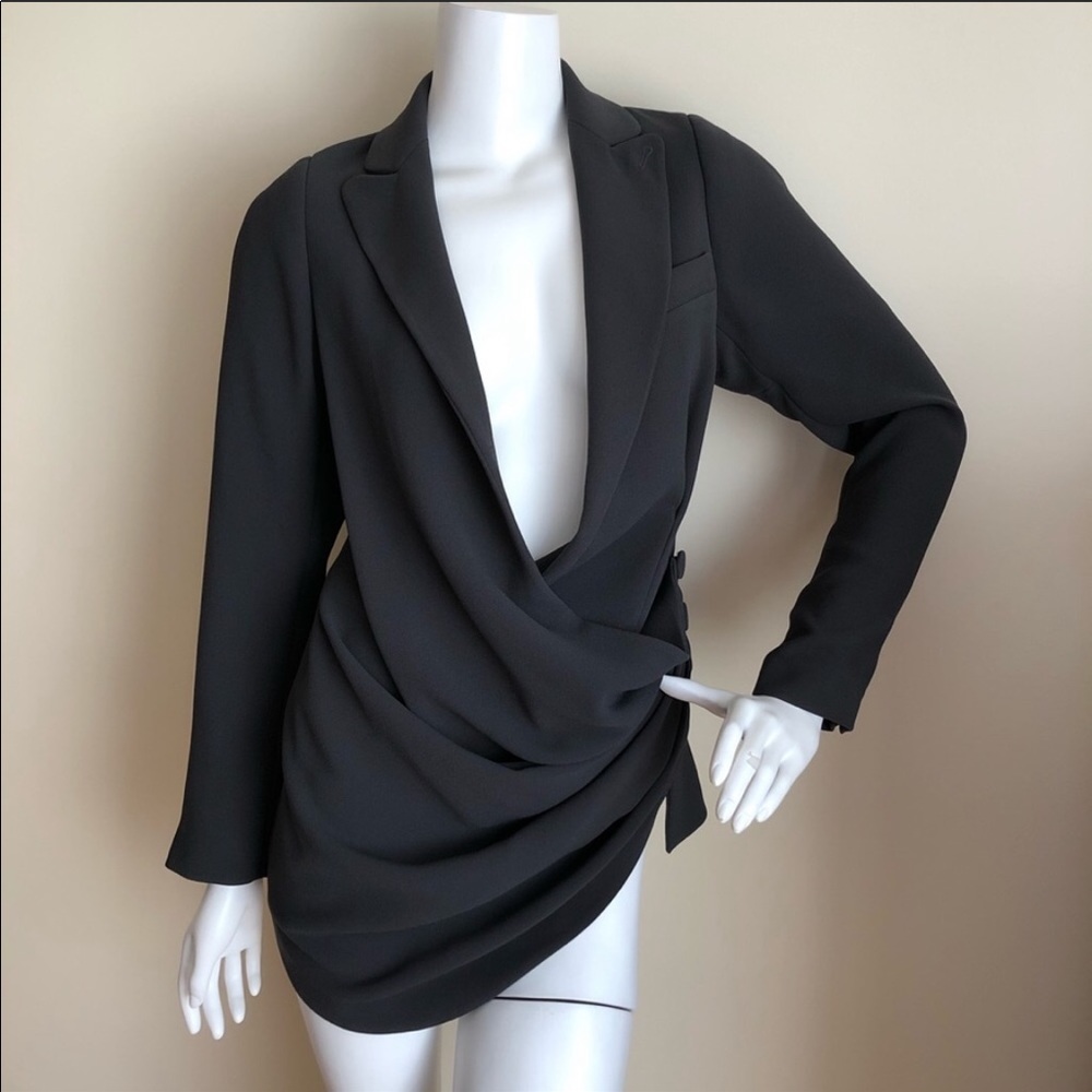 Byron lars beauty mark laser wrap jacket